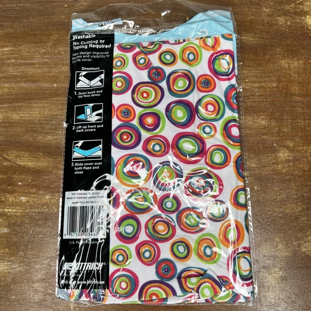 KITTRICH - Stretchable Fabric Book Covers Jumbo Size - 8'x10' or larger